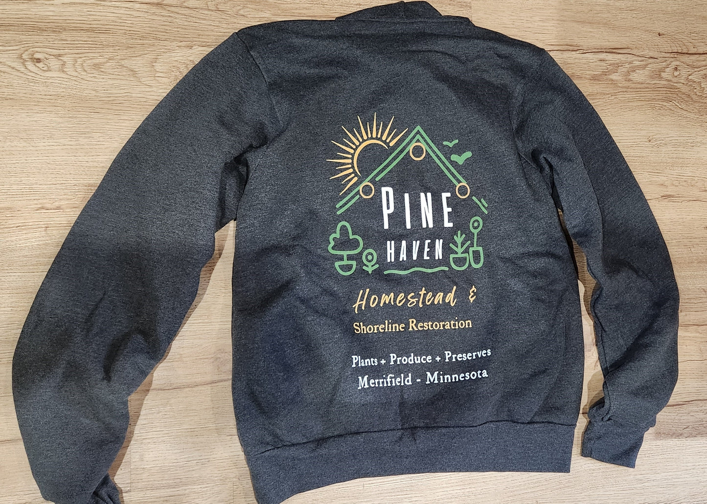 Pine Haven (Conservation) Unisex Hooded Sweatshirt with Drawstring