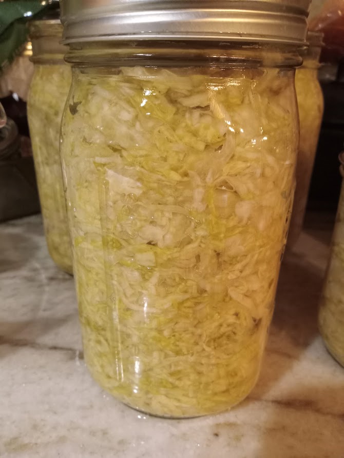 Traditional Cabbage Sauerkraut